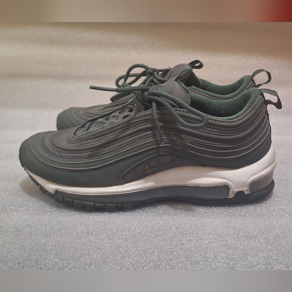 Nike Green Air Max 97 Sneakers - Picture 3 of 6